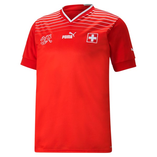 Authentic Camiseta Suiza 1ª 2022 Rojo